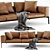 Modern Lifesteel Flexform Sofa 3D model small image 2