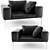 Flexform Lifesteel: Stylish Armchair for Modern Living 3D model small image 2