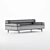 Sleek Daytona Sofa 3D model small image 4