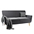 Soho 562: Contemporary Comfort Sofa 3D model small image 1
