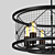 Industrial Loft Chandelier 3D model small image 2