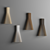 Sleek Birch Wall Lamp: Secto 4230 3D model small image 1