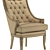 Elegant Tosconova Chloe Accent Chair 3D model small image 5