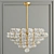 Exquisite Gold Ceiling Light | Atomos by Baroncelli 3D model small image 2