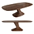 Riva 1920 Klutch: Speed Table & Sleek Chair 3D model small image 5