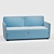 Adria Bellus: Comfortably Stylish Sofa 3D model small image 1