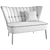 Velvet Elegance: Swoon Fitz 2-Seater Sofa 3D model small image 4