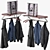 Sleek and Stylish NEXT Coat Rack 3D model small image 1