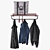 Sleek and Stylish NEXT Coat Rack 3D model small image 4