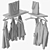 Sleek and Stylish NEXT Coat Rack 3D model small image 5