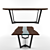 Modern 200cm Table with Lebo 3D model small image 11