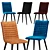 Modern Ace Side Chair: Sleek Design for Stylish Interiors 3D model small image 3