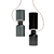 Modern ANDlight SPOTLIGHT VOLUMES Pendant 3D model small image 3