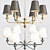 Kutek Mood Abano: Stylish 6-Lamp Pendant 3D model small image 1