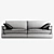 Modern Luna Sofa - Bellus 3D model small image 3