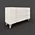 Elegant White Lacquered Chest: Fratelli Barri RIMINI 3D model small image 3