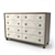 Elegant Bernhardt Santa Barbara Dresser 3D model small image 1