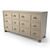 Santa Barbara Bernhardt Dresser: Functional and Stylish 3D model small image 1