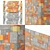 Angle Slab Stone Tile 3D model small image 2