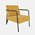 Modern Nova Chair and Coffee Table 3D model small image 8