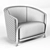 Luxury Armchair: Rugiano Collection 3D model small image 5