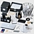 Sleek Office Essentials Set 3D model small image 1