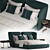 Fendi Ceasar Bed 3D model small image 1