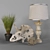 Dino Skull Decor Set 3D model small image 1