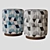 Carter Tirolo Pouf: Chic and Versatile 3D model small image 1