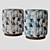 Carter Tirolo Pouf: Chic and Versatile 3D model small image 2