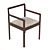 Densen Armchair - Elegant Dining Chair 3D model small image 2