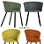 Sleek Kendo Chair: Modern Elegance 3D model small image 1