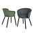 Sleek Kendo Chair: Modern Elegance 3D model small image 2