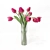 Elegant Tulip Bouquet 3D model small image 4