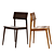 Classic Wood Dining Chair 3D model small image 5