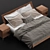 Sleek Nelson King Bed Set 3D model small image 3