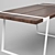 Modern Wooden Dining Table 3D model small image 3