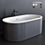 Arcadia Cibele: Freestanding Livingtec® Bathtub 3D model small image 1