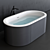 Arcadia Cibele: Freestanding Livingtec® Bathtub 3D model small image 2