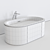 Arcadia Cibele: Freestanding Livingtec® Bathtub 3D model small image 5