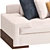 Sleek Shelf Sectional Sofa 3D model small image 2