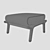 Luxury Bay Ottoman: Elegant & Versatile 3D model small image 10