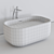 Elegant Livingtec Bathtub by Ceramica Cielo 3D model small image 5