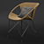 Contemporary Elegance: Suki Armchair by Janice Feldman 3D model small image 3