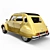 Vintage Citroen Dyane Jian 3D model small image 2