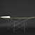 Modern Whisk Glass Top Dining Table 3D model small image 4
