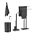 Modern Blomus Bathroom Decor Set 3D model small image 1