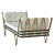 Elegant Maxime Daybed by Jonathan Adler 3D model small image 2