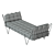 Elegant Maxime Daybed by Jonathan Adler 3D model small image 3