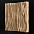 Parametric Wave Wood Panel 3D model small image 4